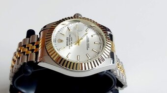 Rolex oyster perpetual date just zlato strieborne - 5