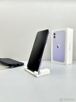 iPhone 11 PURPLE TOP STAV NOVÁ BATÉRIA - 5