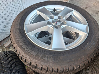 hliníkové disky 5x100 VW POLO + zimné 185/60 r15 - 5