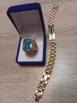 Krásny pozlátený mohutný set - 5