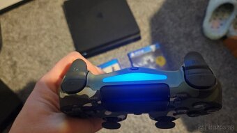 Sony Playstation 4 slim 500GB + joypad + hry - 5