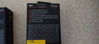 SPC Gear GEM myš čierna - 5
