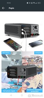 Laboratórny zdroj 31V/10,2A-NOVÝ - 5