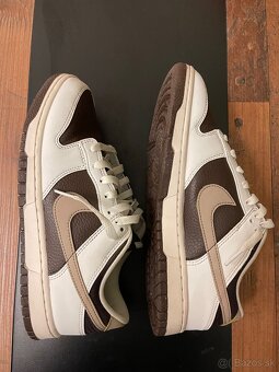 Nike dunk low baroque brown + crease guard white veľkosť L - 5
