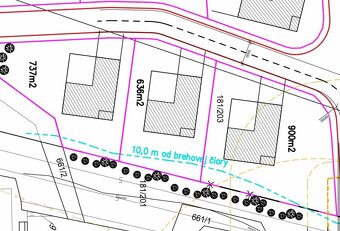 Predaj investičné pozemky 737 m² a 900 m² Turč. Štiavnička - 5