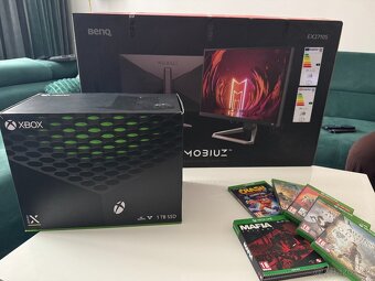 XBOX Series X 1TB + 1 ovládač + MONITOR + 6 HIER - 5