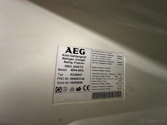 Chladnička s mrazákom AEG - energetická trieda A - 5