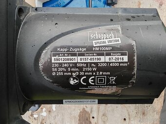 Scheppach HM 100MP, pokosová píla - 5