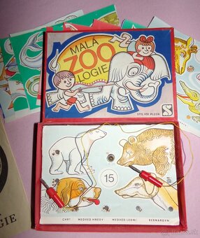 RETRO HRAČKA, HRA - MALÁ ZOOLOGIA 1986 VDI Plzeň - 5