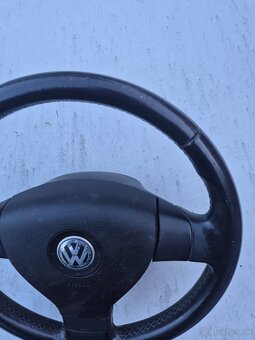 Predám trojramenny kožený volant pre Volkswagen - 5