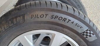AUDI Q5, 5x112 r17 letné pneu Michelin 235/65 17 - 5