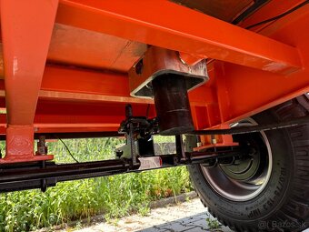 Vlečka za traktor 3 stranný sklapač, brzdena - 5