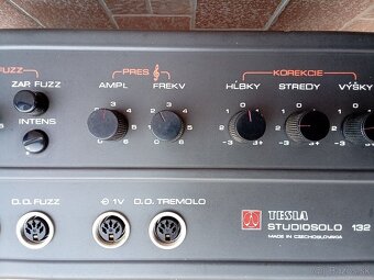 Gitarový zosilňovač Tesla Studiosolo 132 zberateľský kúsok: - 5