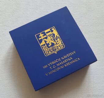 Medaila k 100. výročiu návštevy T. G. Masaryka v Kremnici - 5