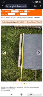 Predám záhradný nábytok ratanovy - 5