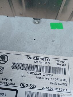 Škoda Swing radio - 5