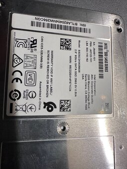 SSD HDD 2.5” Kingston Micron Sandisk Samsung 256 / 240 GB - 5
