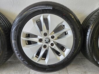 ‼️Alu disky Skoda Octavia 16" +☀️letné pneu 205/60 R16 - 5
