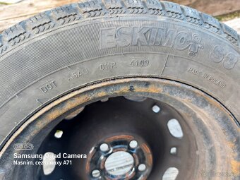 5x100 r14 165/70 r14 sava eskimo 3 rezerva vozik fabia seat - 5