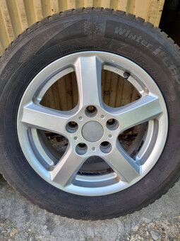 Alu disky Enzo 5x114,3 6Jx15 H2 ET45 + zimné pneu 195/65 R15 - 5