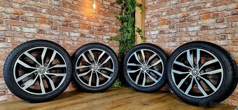 Alu R17 5x112 orig. VW Golf VII + letné pneu 225/45 R17 - 5