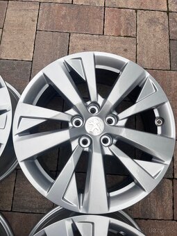 Orig. hliníkové disky Peugeot R17, 5x108 - 5