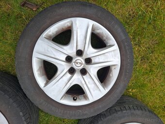 Predám OPEL disky 17-ky + pneumatiky 225/50 R17 - 5