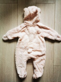 Mackový detský zimný overal 62 - 5