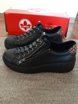 Prechodná dámska kožená obuv.vel-38 - 5