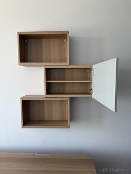 IKEA BESTÅ – rôzne skrinky a police (olivová/bledošedá) - 5