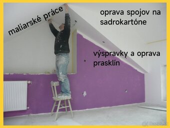 Rekonštrukcie interiéru - maľovanie, omietky, dlažby a iné - 5