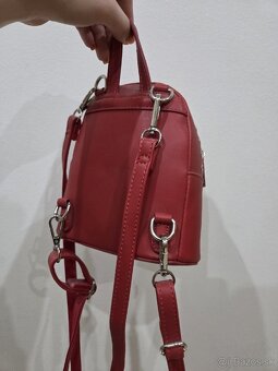 🎒 Mini batoh David Jones Paris – červený - 5