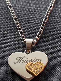 retiezka a privesok srdce - 5