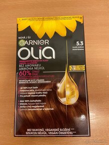 Permanentná olejová farba Garnier Olia 5.3 zlatá hnedá - 5