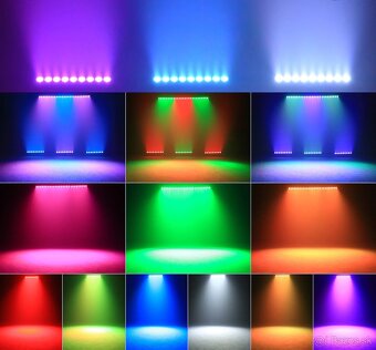 RGBW 36W LED Bar svetelná lišta - Farebné svetelné efekty - 5
