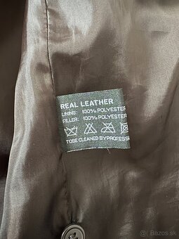 Pánska kožená bunda - M - 5