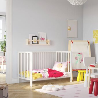 IKEA postielka Gulliver biela - 5