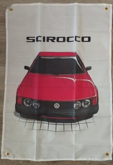 VW Golf Mk2, Mk3 GTI vlajky na stenu - 5