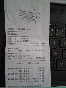 predam VW polo classic 1,4 (16V) r.v.2001 REZERVOVANE - 5