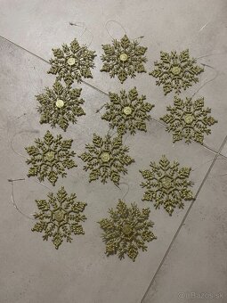 Vianočné ozdoby zlaté - 5