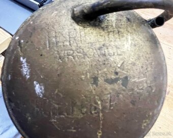 Starý laboratórny / lekárenský dávkovač na tekutiny (bronz + - 5