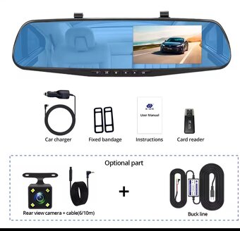 Autokamera ACCEO A08 Full HD / 1920x1080 / predná + zadná - 5