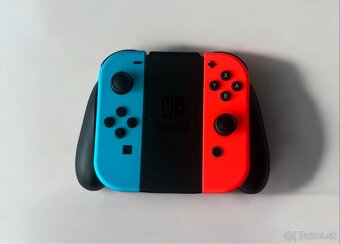 Nintendo Switch Neon Red/Blue + príslušenstvo + krabica - 5