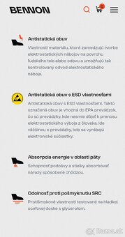 Pracovné topánky/sandále Bennon Bombis S1 ESD NM žlté - 5