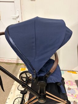 Kočík Cybex Priam Rosegold Nautical Blue - Trojkombinácia - 5