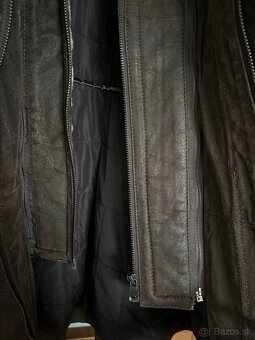Pánska kožená bunda Kara - 48 - 5
