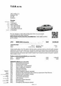 BMW G30 520d, 81 000km, kupovane na SK - 5