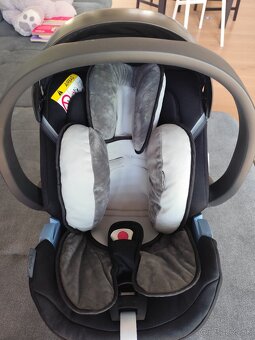 Vajíčko Cybex Aton5+Isofix základňa+zmenšovaciu vložka - 5