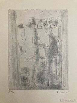 E. Nevan - Odpočívající tanečnice (12 grafík), 1946 - 5