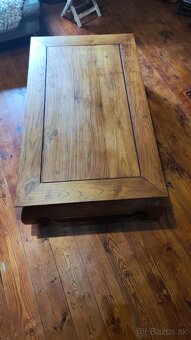 Ponúkam krásny masívny stôl ručná výroba - 5